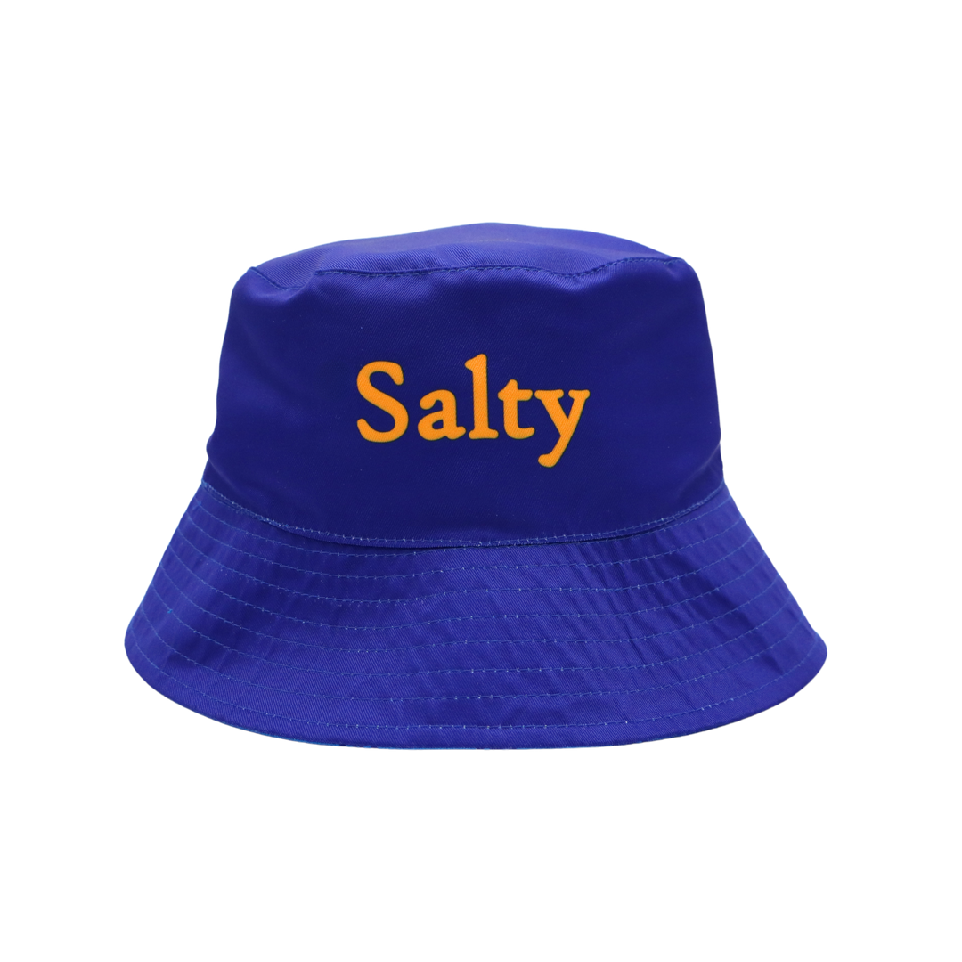 Double-sided Salty/Pretzel Pattern Bucket Hat